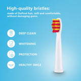 Replacement Brush Heads for Seago Electirc Toothbrush 5 Pieces Refill for Seago Tooth Brush Adult Brush Head