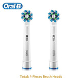 Oral B Electric Toothbrush Heads EB50 Replacement Cross Action Deep Cleaning Gum Care Teeth Brush Heads Soft Bristle Nozzles