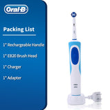 Oral B Vitality Electric Toothbrush Rechargeable 2D Rotating Deep Clean Replacement Brush Head Hygiene Electronic Tooth Brush