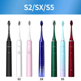 Seago Sonic Electric Toothbrush Head Replacement 5pcs for  SG986/SG987/S2/SX/S5 /SG972 Gum Health Whitening