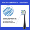 Toothbrush Head Replacement for Oclean Sonic Electric Toothbrush X /X Pro/One/SE+/Air/Z1/F1 Series Sealed Packing 5Pcs
