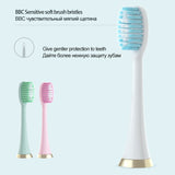 UBALUN Sonic Toothbrush Heads 4 Pieces DoPunt Replacement Toothbrush Head Nozzle Only Suitable for UBALUN UBL X1 Sonic Toothrush