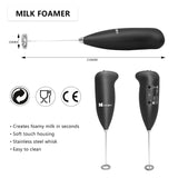 Milk Frother Handheld Foamer Coffee Maker Egg Beater Chocolate/Cappuccino Stirrer Mini Portable Blender Kitchen Whisk Tool