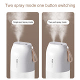 Wireless Air Humidifier Aroma Diffuser 2000mAh Battery Rechargeable Essential Oil Diffuser Double Nozzle Mist Maker Humidifier