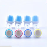 New Fashion 8 Pcs / Set Toothbrush Heads Replacement SB-17A Soft Bristle POM 4 Colors for Oral Hygiene B 3D Fast Shipping