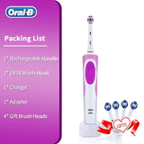 Oral B Vitality Electric Toothbrush Rechargeable 2D Rotating Deep Clean Replacement Brush Head Hygiene Electronic Tooth Brush