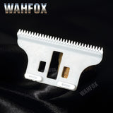 WAHFOX 2PCS/SET Hair Clipper Blades Replacement Ceramic  Blade For 8081 WAHL Detailer T-WIDE Trimmer Blade 32 Teeth With Box