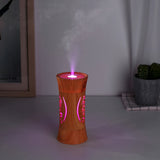 Wood Grain Home air Humidifier USB Ultrasonic Aroma Essential Oil Diffuser 3 In 1 Mini Humidificador with LED Lamp Mist Maker