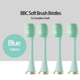 UBALUN Sonic Toothbrush Heads 4 Pieces DoPunt Replacement Toothbrush Head Nozzle Only Suitable for UBALUN UBL X1 Sonic Toothrush