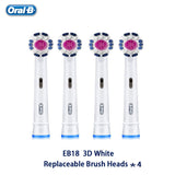 Oral B Vitality Electric Toothbrush Rechargeable Teeth Brush Heads 3D White 2 Minutes Timer + 4 Gift Replace Head Free Shipping