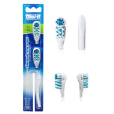 Oral B Toothbrush Heads Replaceable Compatible for Cross Action Electric Toothbrush Gum Care 2 Heads=1 Pack Dual Clean