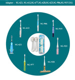 Seago Kids Toothbrush Heads For Sonic Electric Toothbrush SG9602/EK6 Children Replacement Brush Head Soft Bristle 2Pcs/4Pcs