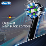 Oral B New Black Color Replacement Brush Heads Cross Action Super Clean Teeth for Oral B Electric Toothbrush