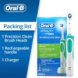 Oral B Vitality Electric Toothbrush Rechargeable 2D Rotating Deep Clean Replacement Brush Head Hygiene Electronic Tooth Brush