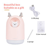 saengQ Electric Humidifier Aroma Air Diffuser Ultrasonic Air Humidifier Essential Oil USB Diffuser Cool Mist Maker For Home