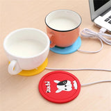 USB Power Coffee Warmer Mug Heater Tea Coffee Cup Mug Warmer Desktop Heating Cup Mat Pad Coasters for Office