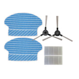 Robot HEPA filter Side Brush Mop Cloth for kitfort KT-516 kt516 Robotic Vacuum Cleaner Parts Accessories