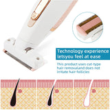 USB Rechargable Shaver For Women Facial Hair Remover Leg Body Hair Removal Female Shaving Machine Electric Lady Depilatory Razor