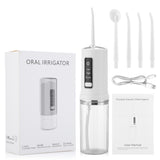 Portable Oral Irrigator 230ml Water Tank Dental Water Flosser USB Rechargeable Waterpick Teeth Whitening Cleaner Dropshipping