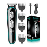 VGR Electric Hair Cutting Machine Rechargeable  Hair Clipper Man Hair Trimmer For Men Barber Professional Beard Trimmer