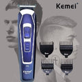 Professional Hair Clipper Low Noise Shaver Men Electric Hair Cutter Machine Stainless Steel Blade Rechargeable Beard Trimmer 45D