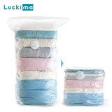 No Pump Needed Vacuum Storage Bags for Clothes Blankets Comforters Sweaters Pillows Home Compression Seal Bags Space Saver Bags