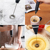 Milk Frothers Portable Handheld USB Rechargeable Blender Foamer High Speeds Drink Maker Whisk Mixer For Coffee Cappuccino Cream