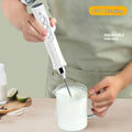 Portable Milk Frother 3 In 1 Rechargeable Electric Foam Maker Handheld Foamer Home High Speeds Drink Mixer Coffee Frothing Wand