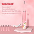 Sonic Children's Electric Toothbrush Kids 5 To 12 Years Old Cleaning Care Oral Bacteria 5 Replacement Brush Heads USB Charging